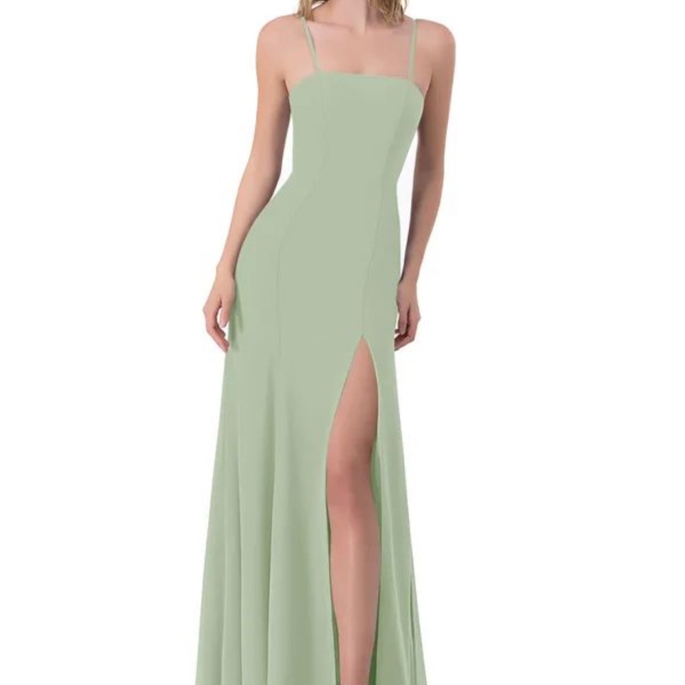 Azazie dress - color: Agave - style: cosette